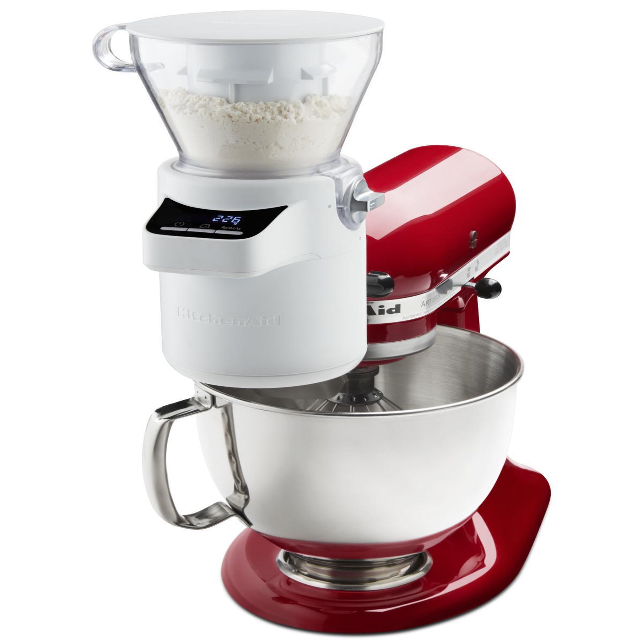 Voir la diapositive 3 : KitchenAid Tamis et balance pour robot - 5ksmsfta