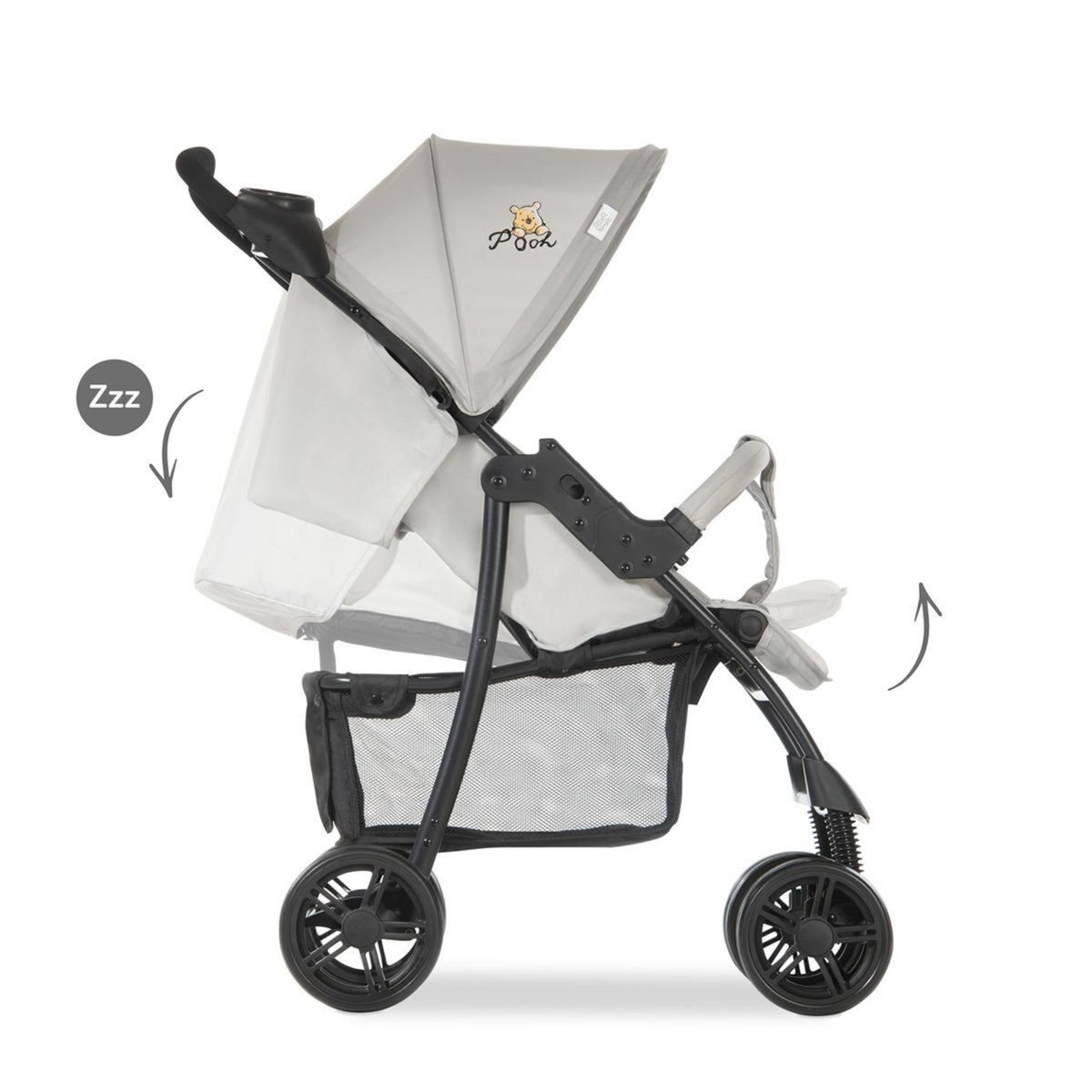 HAUCK Poussette Combinée Shopper Trioset - Winnie l'ourson