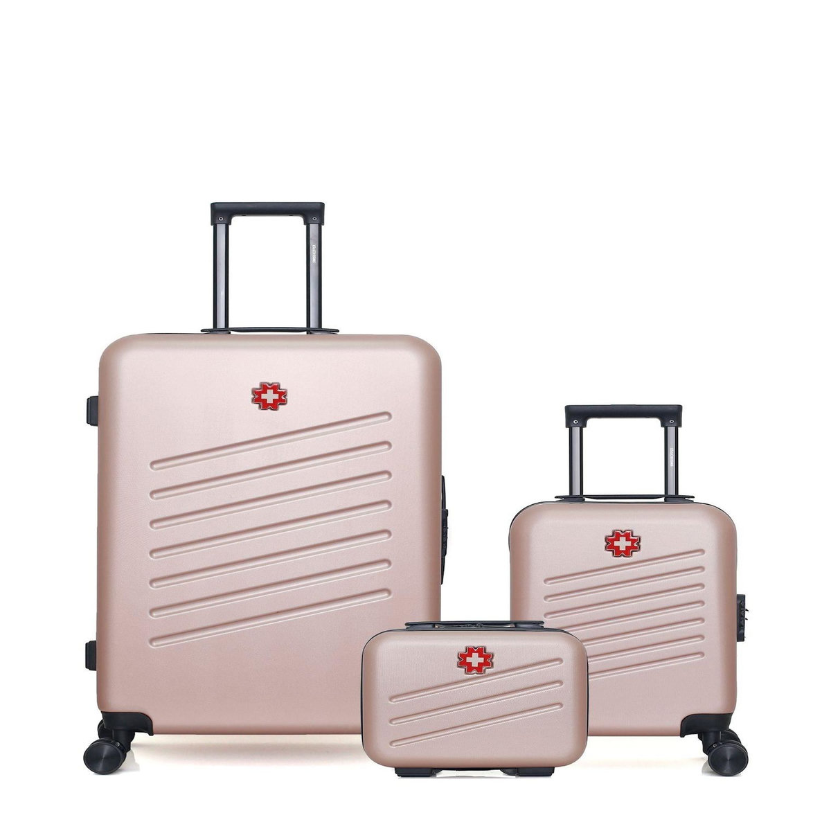 SWISS KOPPER SWISS KOPPER - LOT DE 3 - Valises grand format, cabine XXS et vanity ZURICH