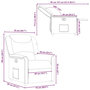 Voir la diapositive 6 : VIDAXL Fauteuil inclinable Vert fonce Tissu