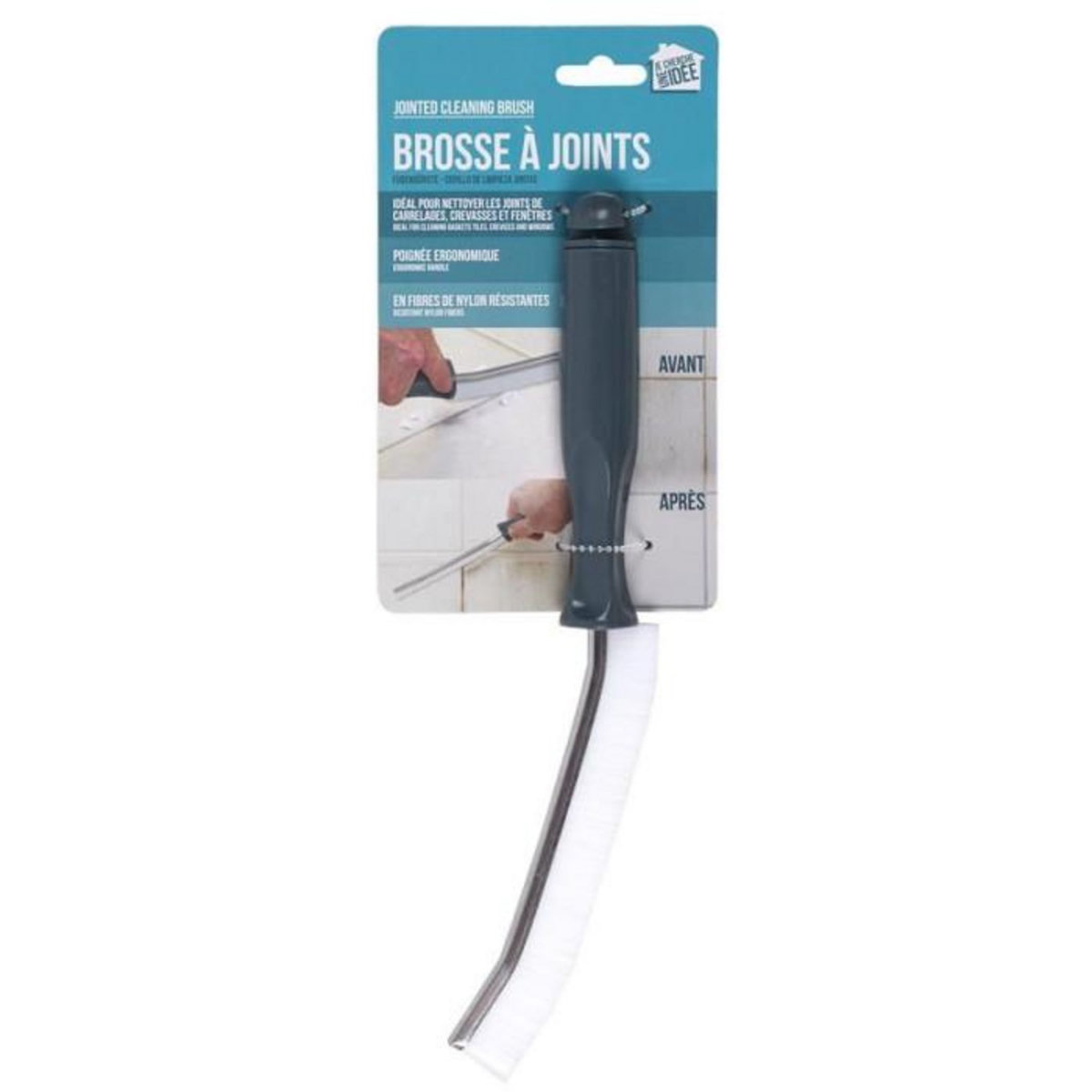 Paris Prix Brosse à Joints  Cleaning  28cm Gris