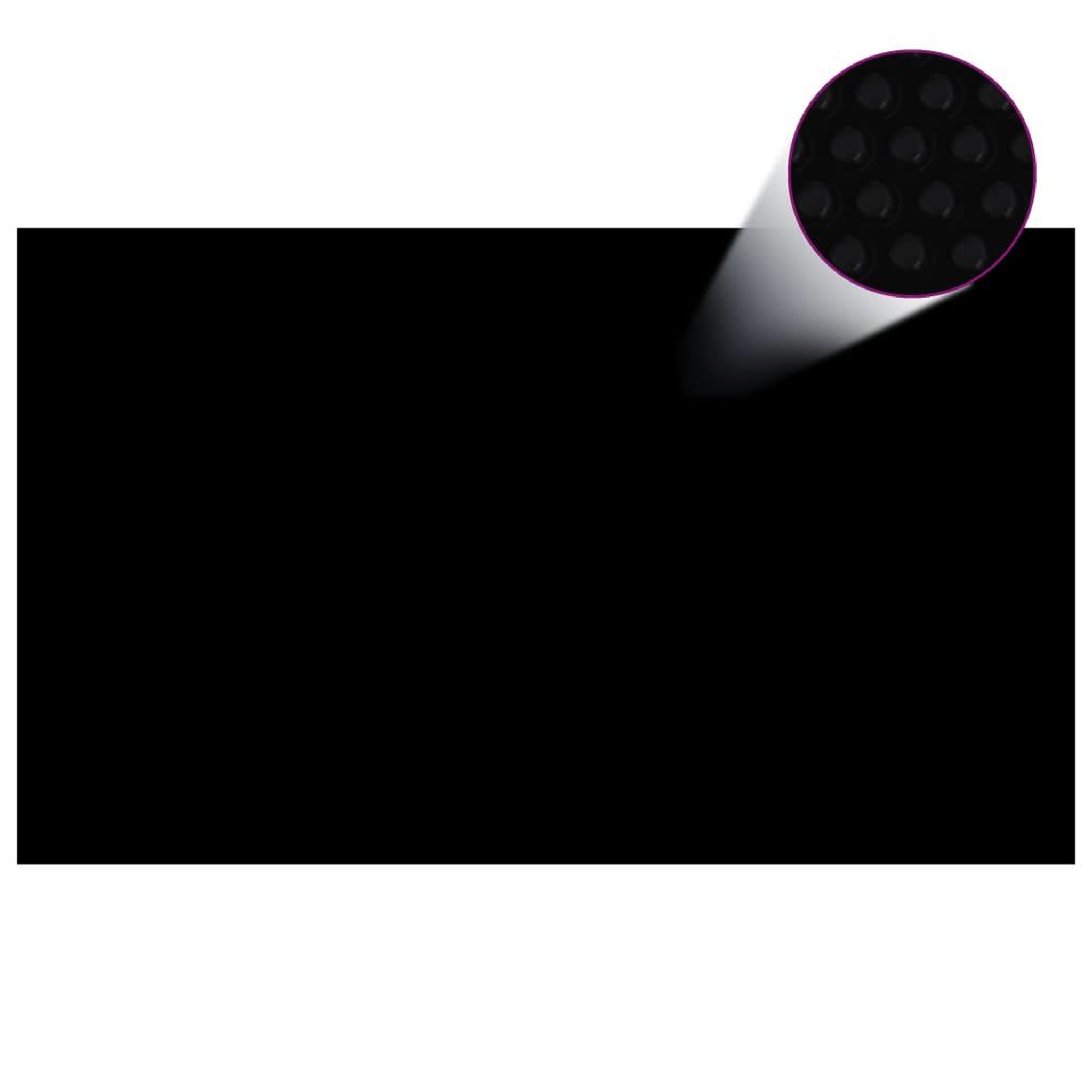 Voir la diapositive 1 : VIDAXL Couverture de piscine rectangulaire 1000x600 cm PE Noir