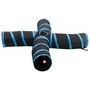 Voir la diapositive 3 : VIDAXL Tunnel pour chats a 4 voies Noir et bleu 25 cm Polyester