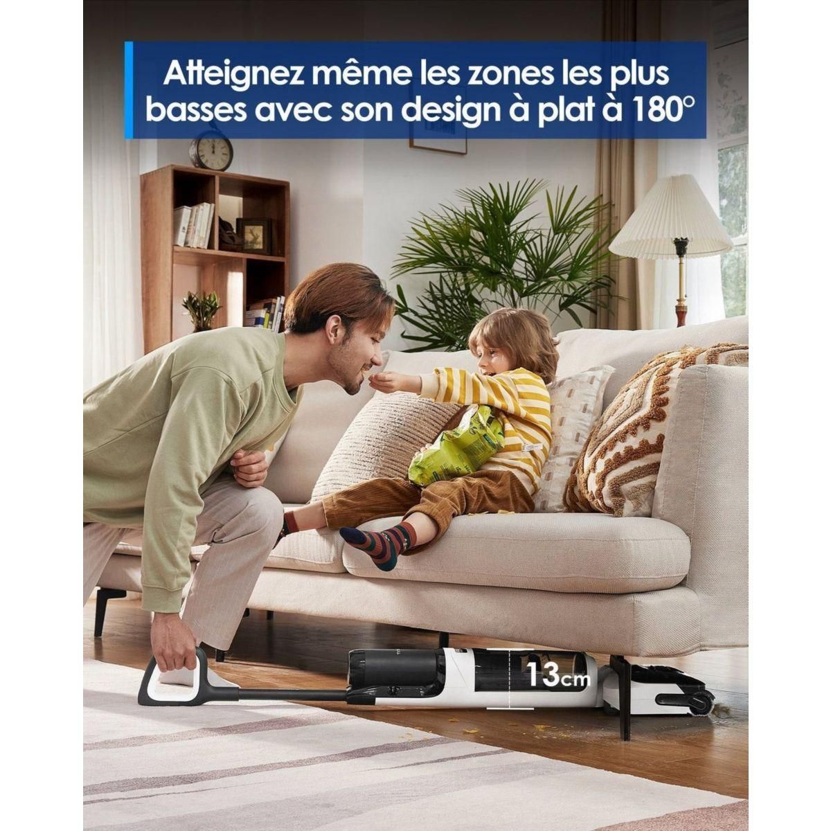 TINECO Aspirateur laveur Switch S6 Stretch Plus