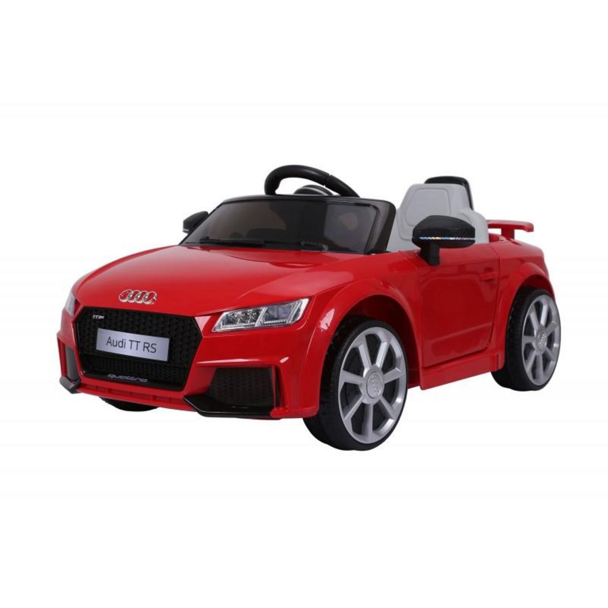 Audi Audi TT RS Voiture Electrique Enfant (2x25W) 103x62x44 cm - Marche av/ar, Phares, Musique, Ceinture et Télécommande parentale