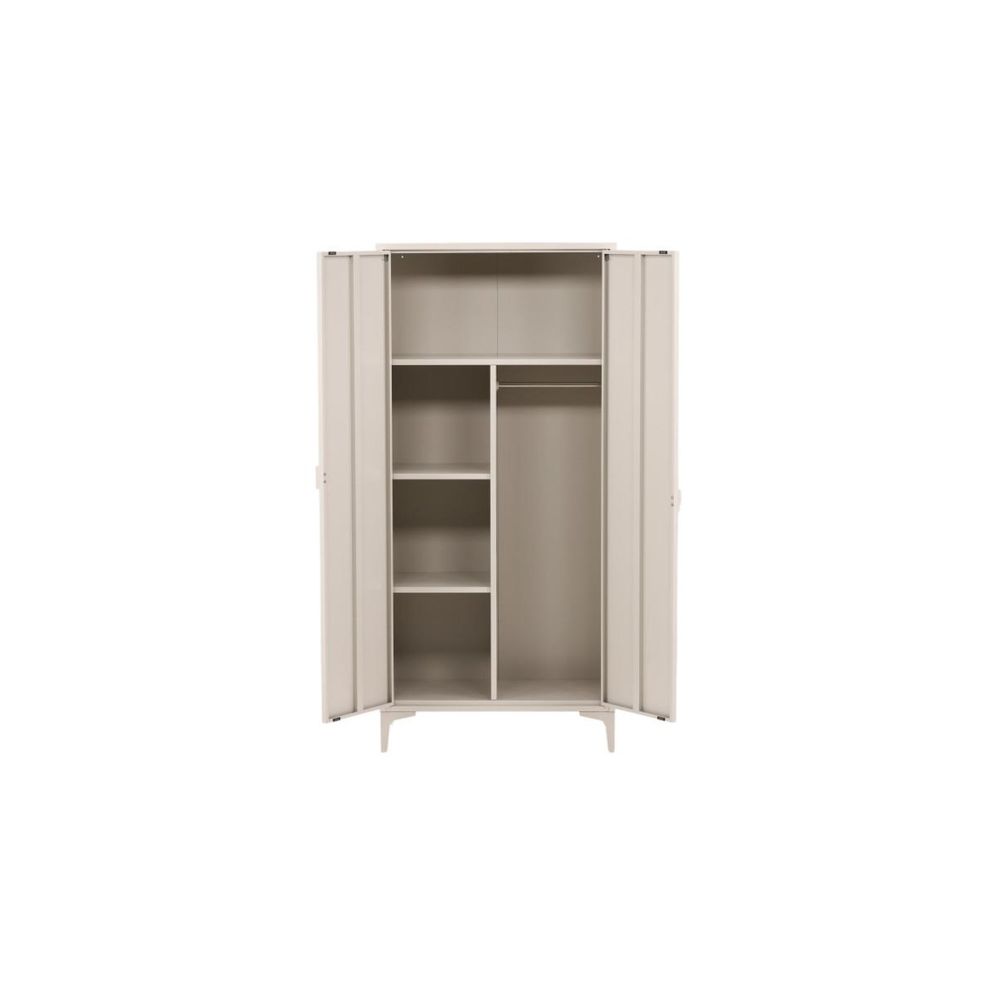 Voir la diapositive 6 : Paris Prix Armoire design 2 portes  piring  85cm beige