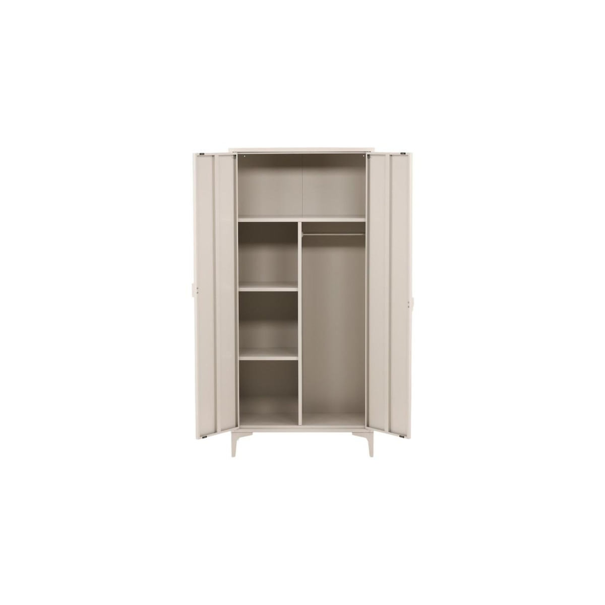 Paris Prix Armoire Design 2 Portes  Piring  85cm Beige