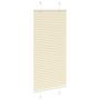 Voir la diapositive 3 : VIDAXL Store plisse creme 65x100 cm largeur du tissu 64,4 cm polyester