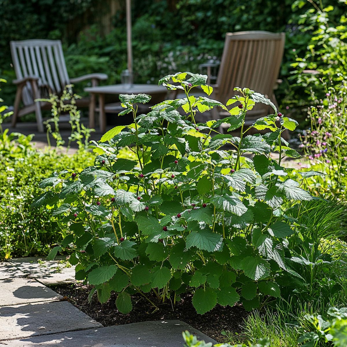 PLANT IN A BOX Mûrier - Set de 2 - Rubus fruticosus 'Thornfree' - Hauteur 50-60cm - ⌀15cm