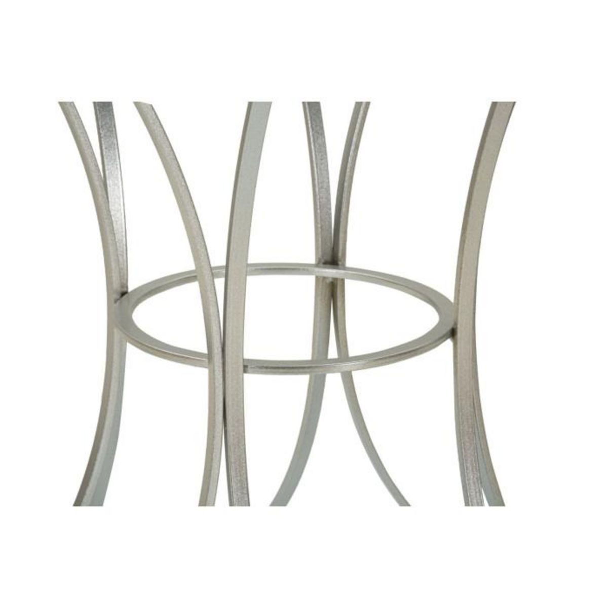 Paris Prix Table d'Appoint en Métal  Trixy  68cm Argent