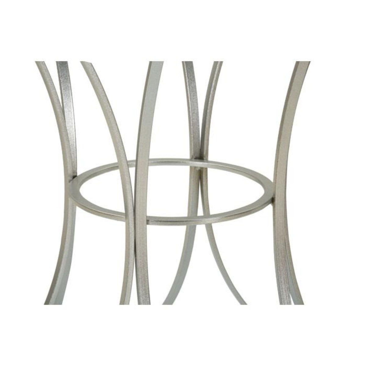 Paris Prix Table d'Appoint en Métal  Trixy  68cm Argent