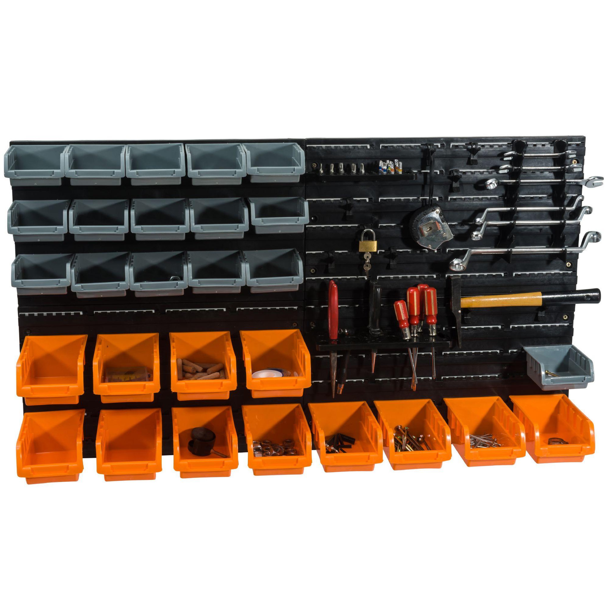 Voir la diapositive 2 : WERKAPRO Panneaux muraux avec bacs à bec et porte-outils WERKA PRO