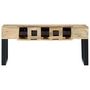 Voir la diapositive 4 : VIDAXL Table basse Style cassette 100x52x45 cm Bois de manguier massif