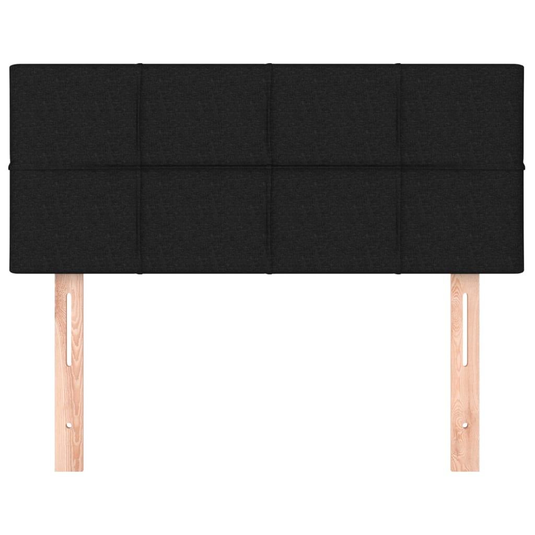 Voir la diapositive 3 : VIDAXL Tete de lit Noir 90x5x78/88 cm Tissu