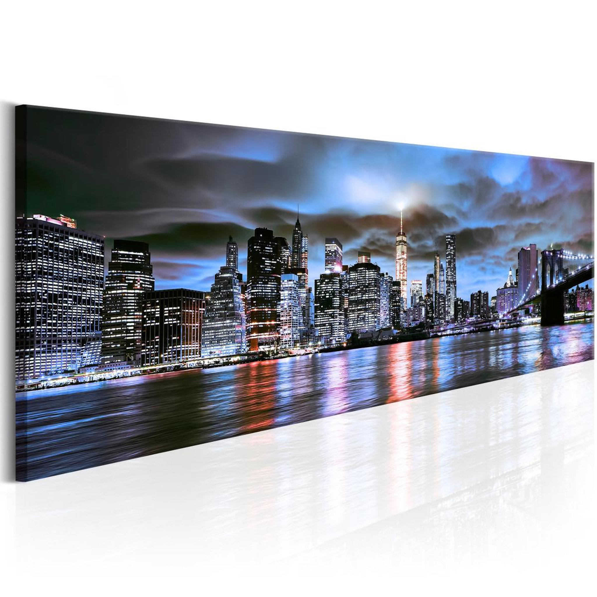Paris Prix Tableau imprimé  nyc : city lighthouse. Coloris disponibles : Multicolore