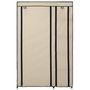 Voir la diapositive 4 : VIDAXL Garde-robes pliables 2 pcs Creme 110x45x175 cm Tissu