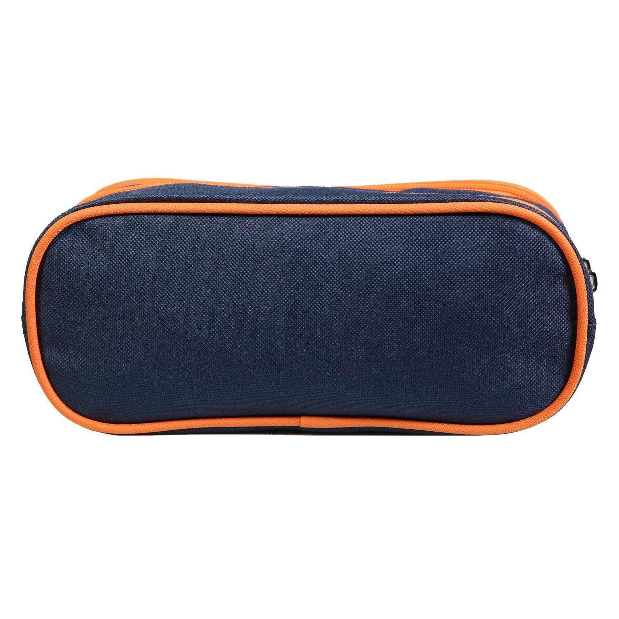 Voir la diapositive 4 : Bagtrotter BAGTROTTER Trousse scolaire 2 compartiments Vorax Dinosaure Bleue