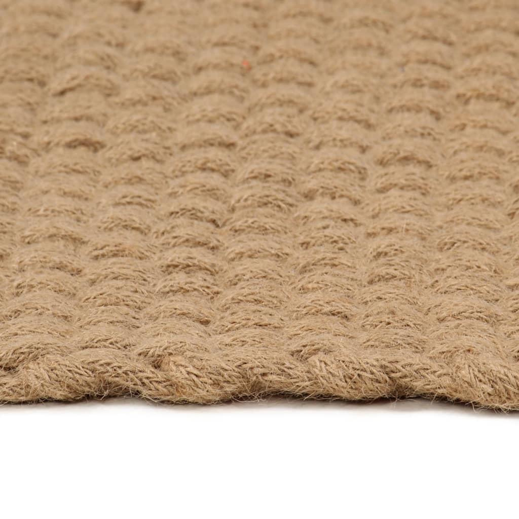 Voir la diapositive 3 : VIDAXL Tapis rectangulaire Naturel 160x230 cm Jute