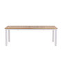Voir la diapositive 5 : Paris Prix Table de Jardin Extensible  Panama  224-324cm Naturel & Blanc