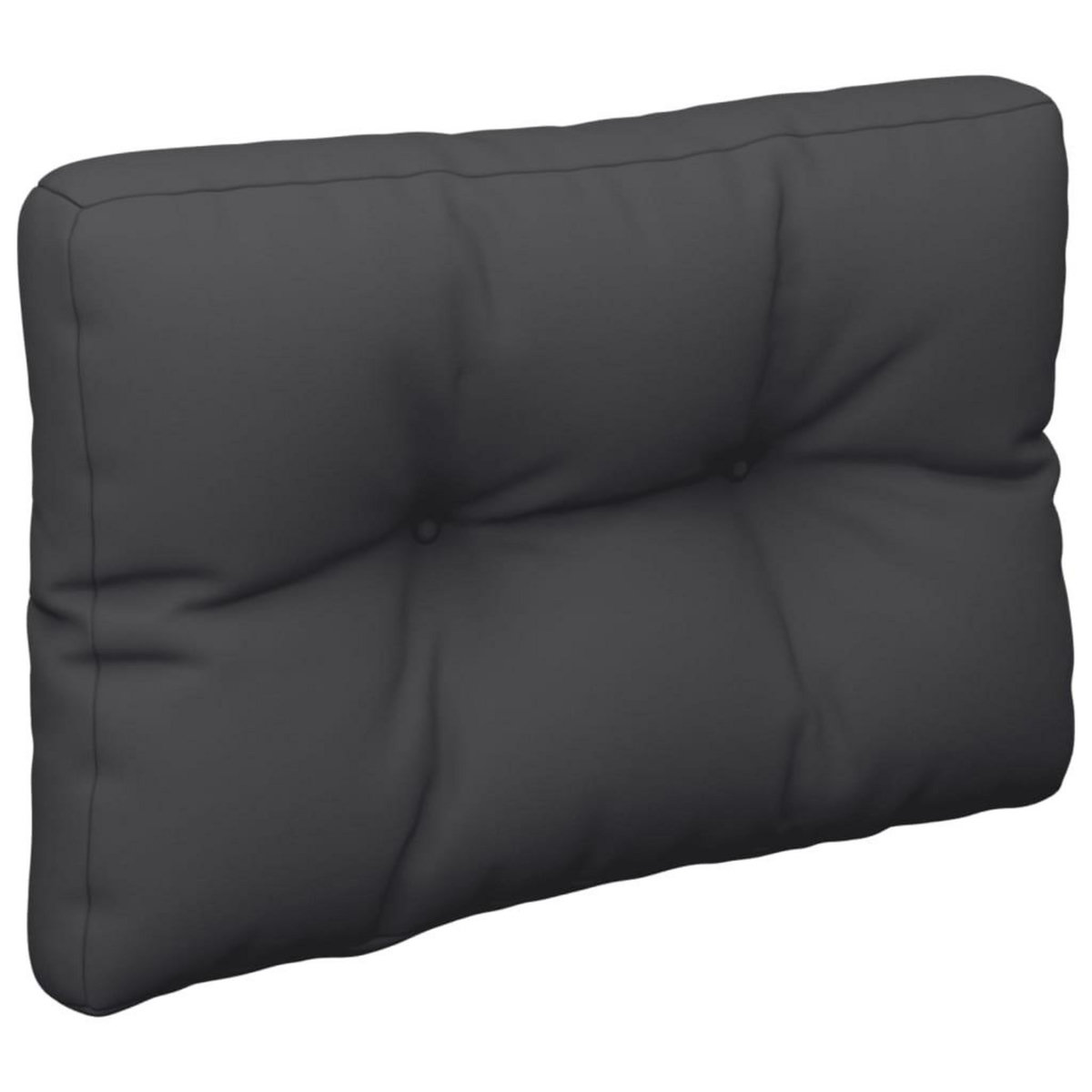 VIDAXL Coussin de palette noir 50x40x12 cm tissu