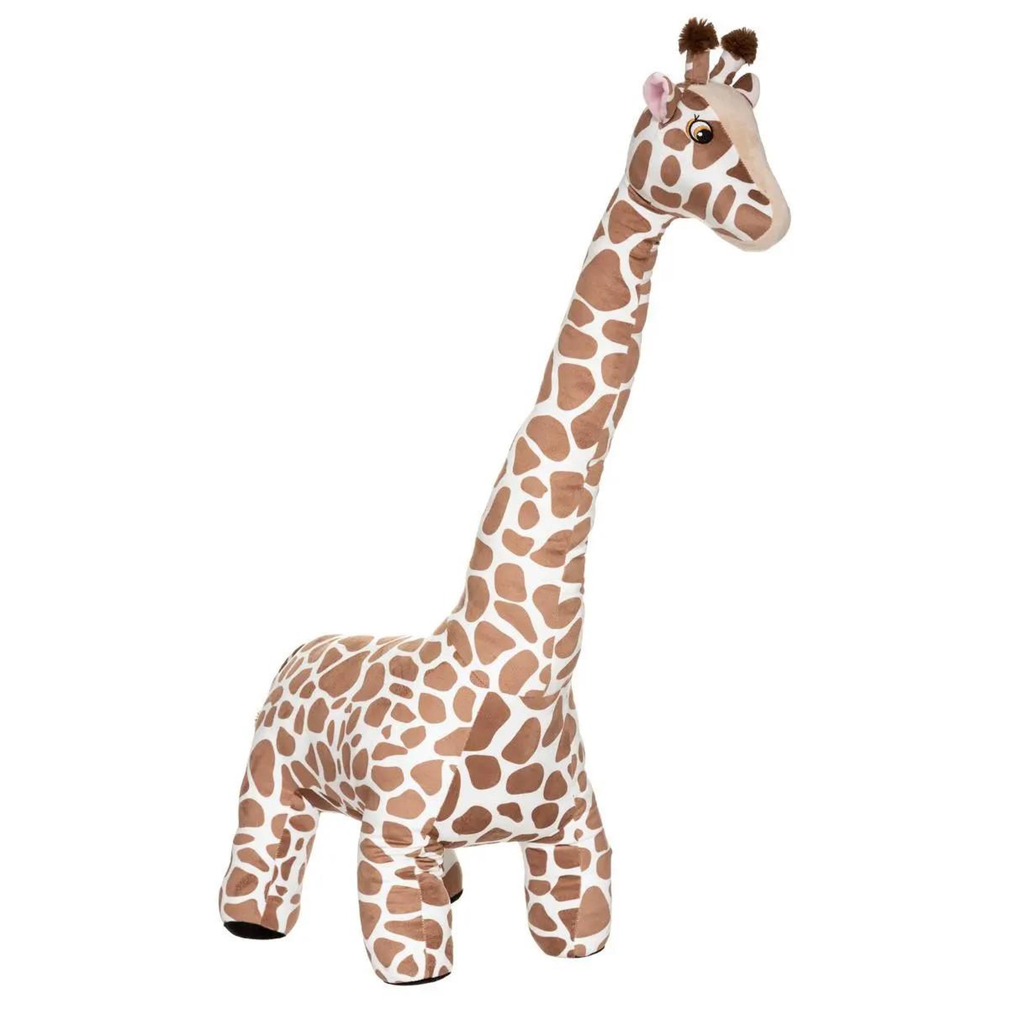 Voir la diapositive 1 : Atmosphera Kids Peluche enfant  girafe xl  100cm naturel