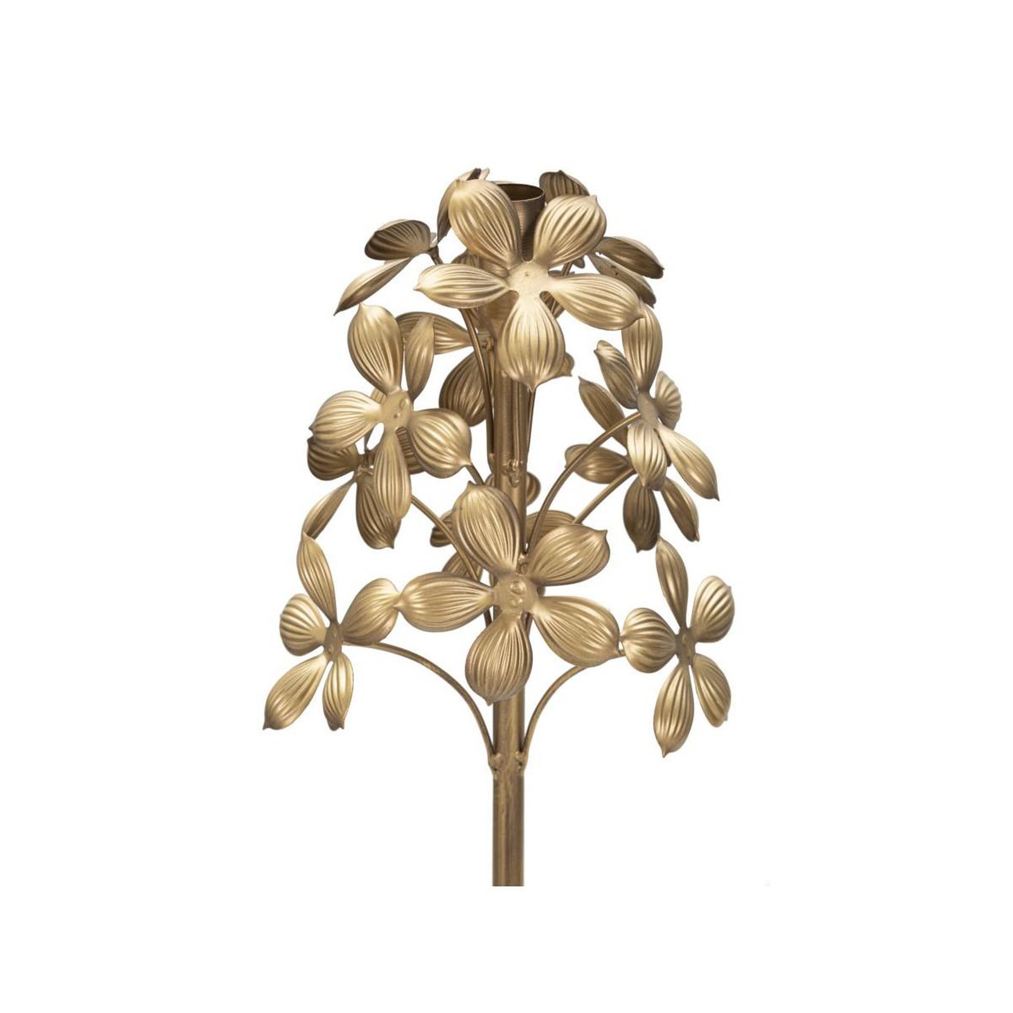 Voir la diapositive 2 : Paris Prix Bougeoir design en métal  flowy  118cm or