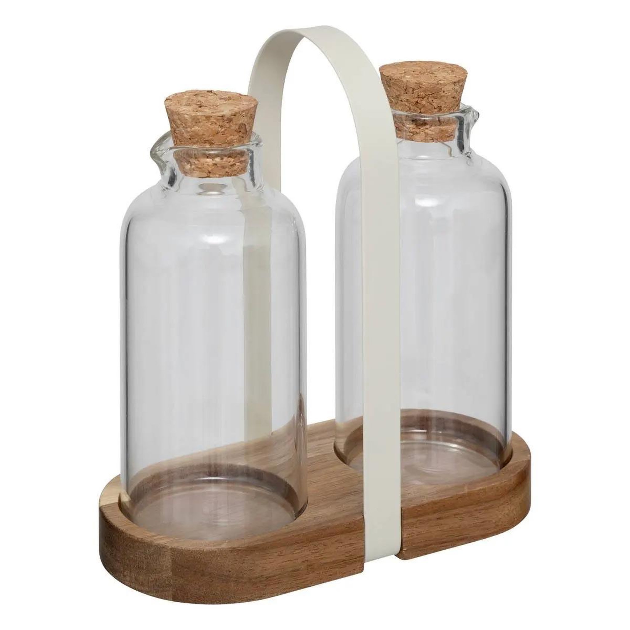 FIVE Set huile & vinaigre avec support  harmony  19cm naturel