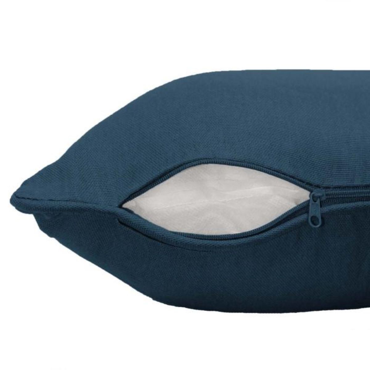 Paris Prix Housse de Coussin  Panama  40x40cm Bleu Marine