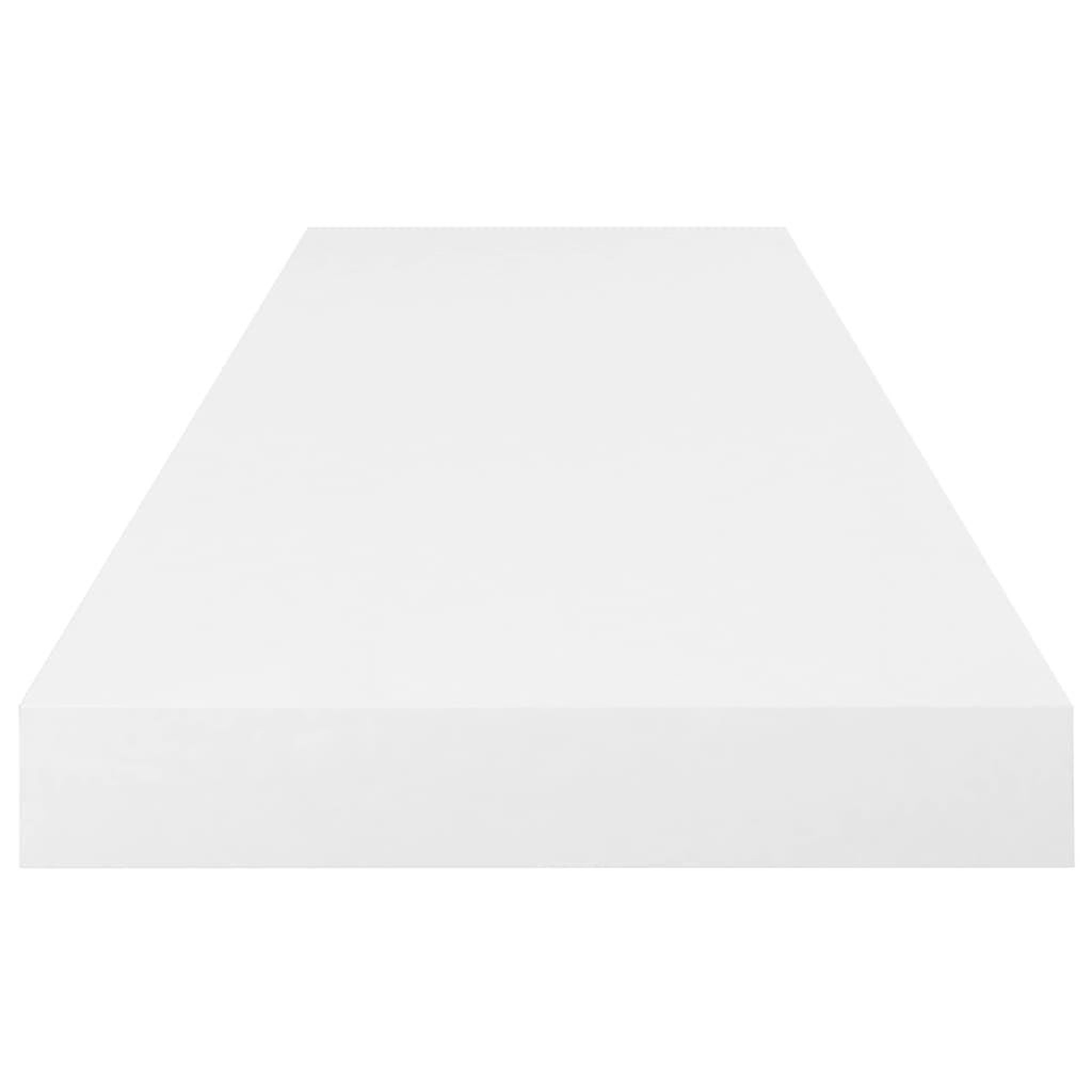Voir la diapositive 5 : VIDAXL Etagere murale flottante 2 pcs Blanc brillant 80x23,5x3,8cm MDF