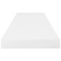 Voir la diapositive 5 : VIDAXL Etagere murale flottante 2 pcs Blanc brillant 80x23,5x3,8cm MDF