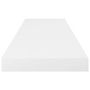 Voir la diapositive 5 : VIDAXL Etagere murale flottante 2 pcs Blanc brillant 80x23,5x3,8cm MDF