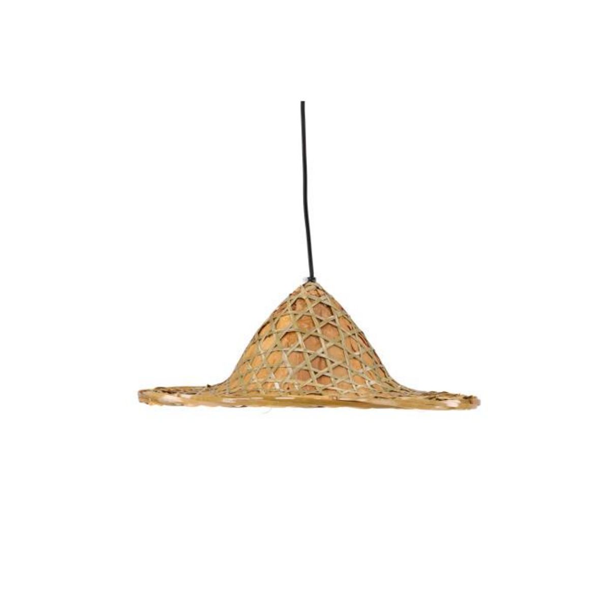 Paris Prix Lampe Suspension en Rotin  Stjarnvik  45cm Naturel