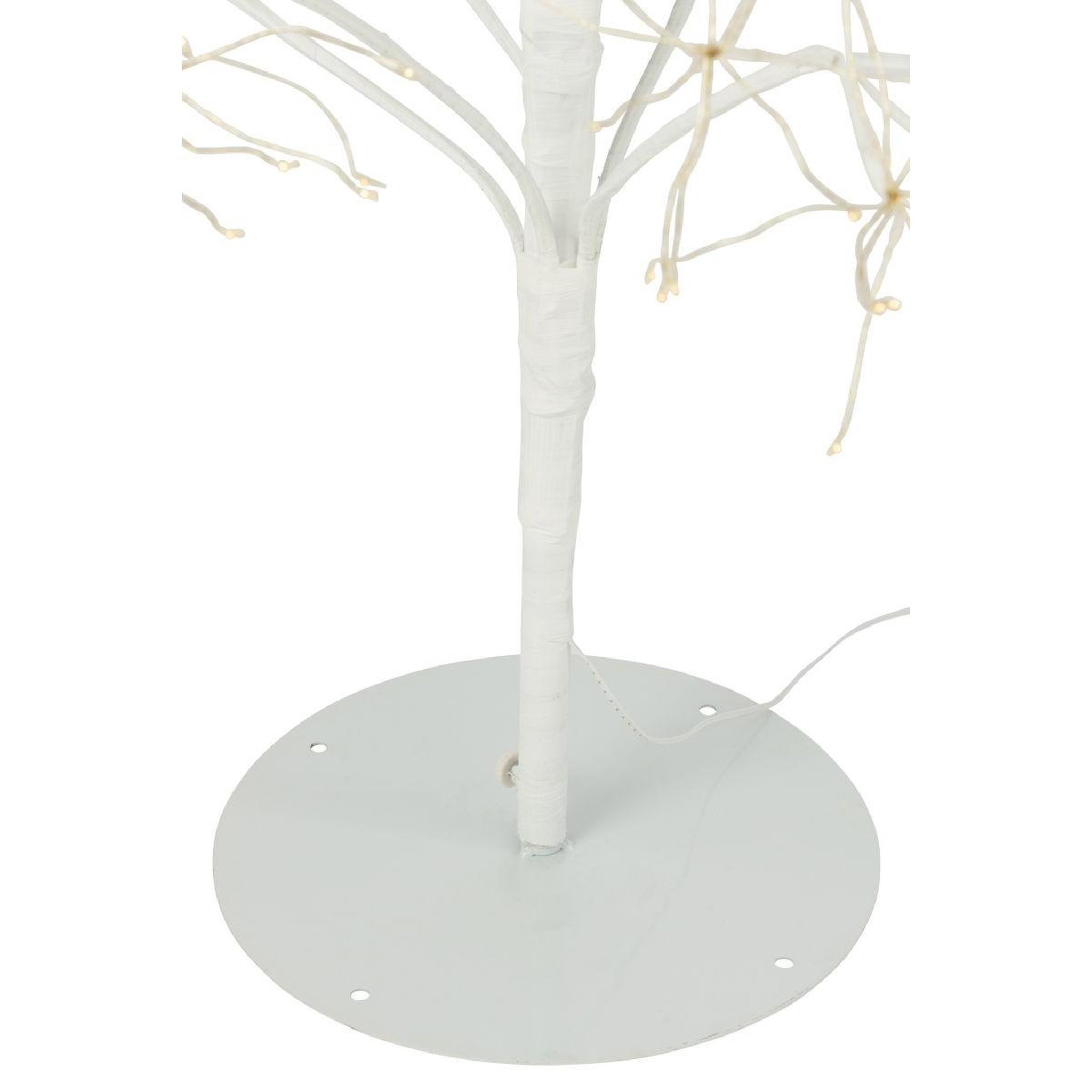 Voir la diapositive 3 : J-LINE Sapin en métal 3000 led  howard  240cm blanc