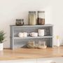 Voir la diapositive 2 : VIDAXL Étagères de cuisine empilables 2 pcs sonoma gris 60x15x16 cm