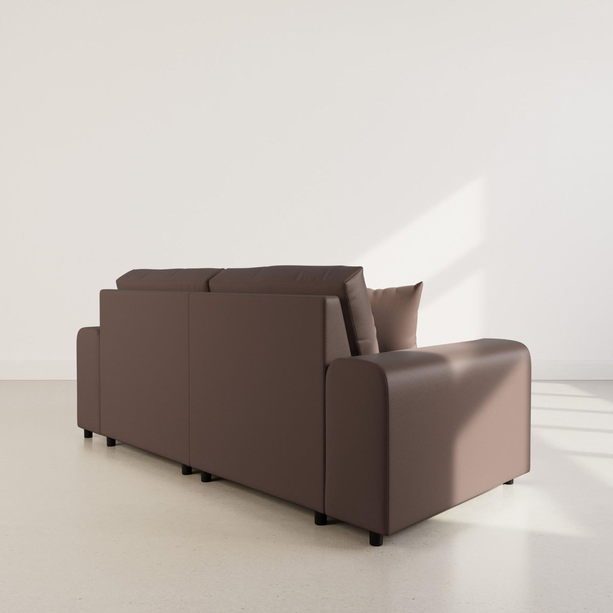 LISA DESIGN Garance - canapé d'angle réversible 4 places en simili