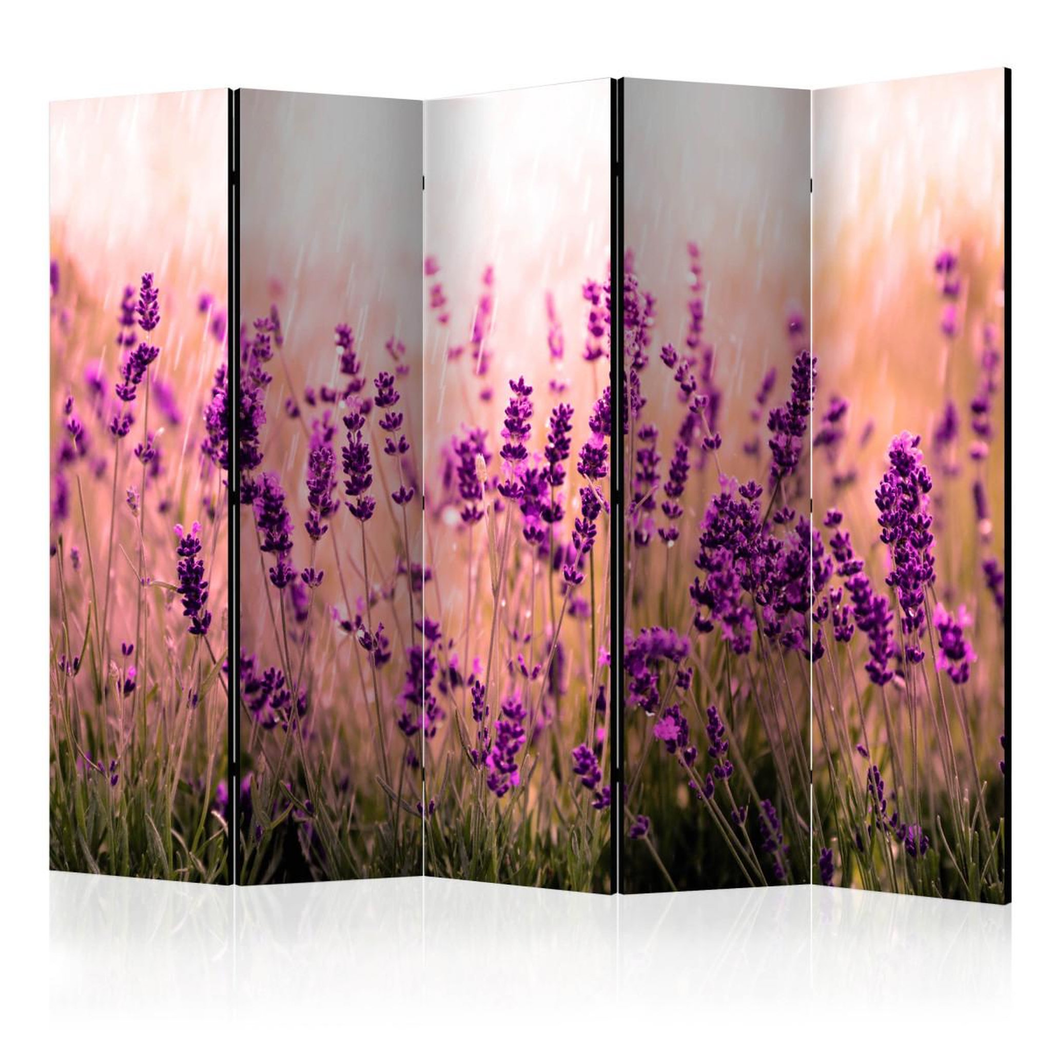 Paris Prix Paravent 5 volets  lavender in the rain  172x225cm