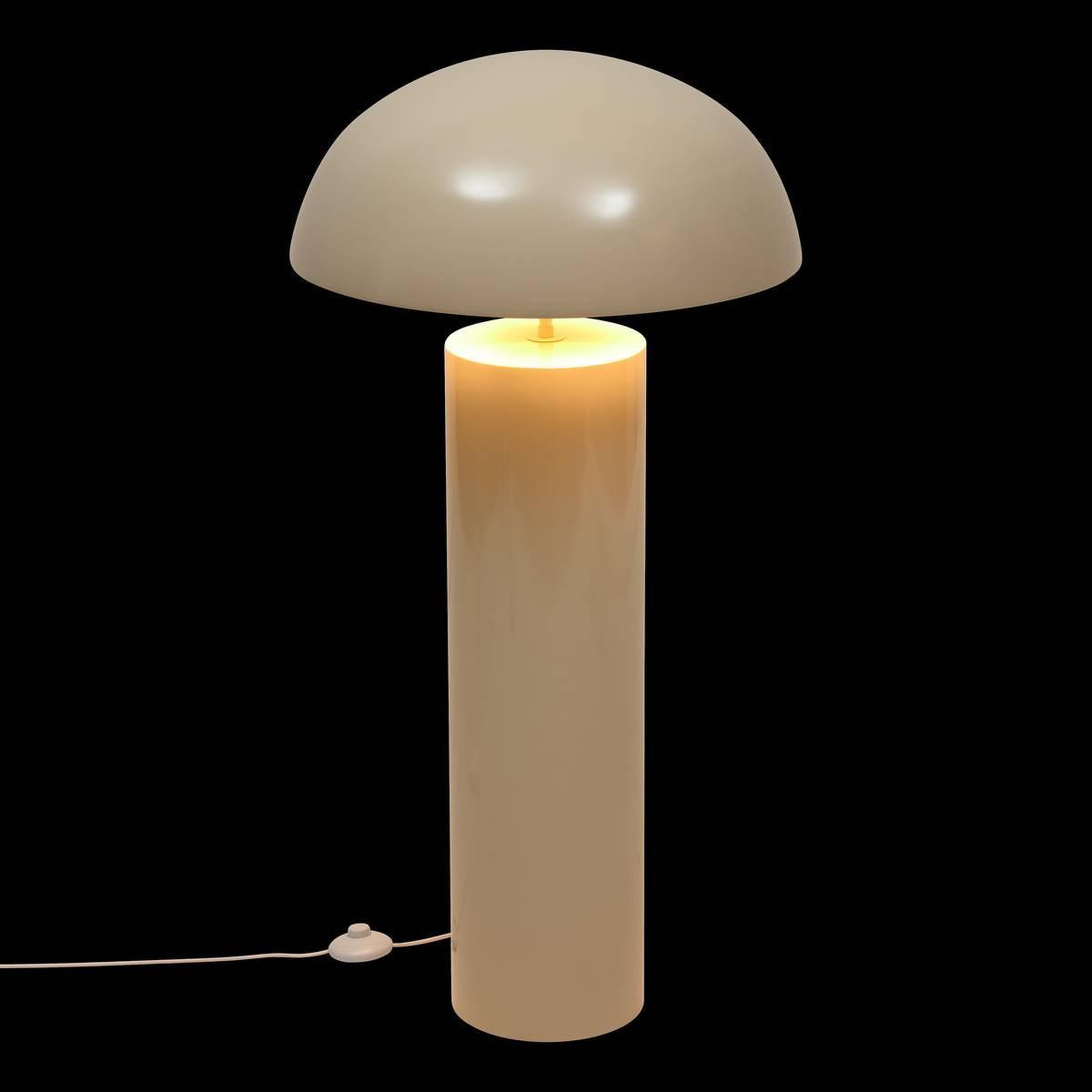 Voir la diapositive 5 : ATMOSPHERA Lampadaire Champignon en Métal  Ulysse  97cm Argile