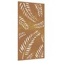 Voir la diapositive 2 : VIDAXL Decoration murale jardin 105x55 cm acier corten design feuille