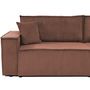Voir la diapositive 6 : BEST MOBILIER Cezanne - canapé droit 3 places convertible avec coffre en velours côtelé