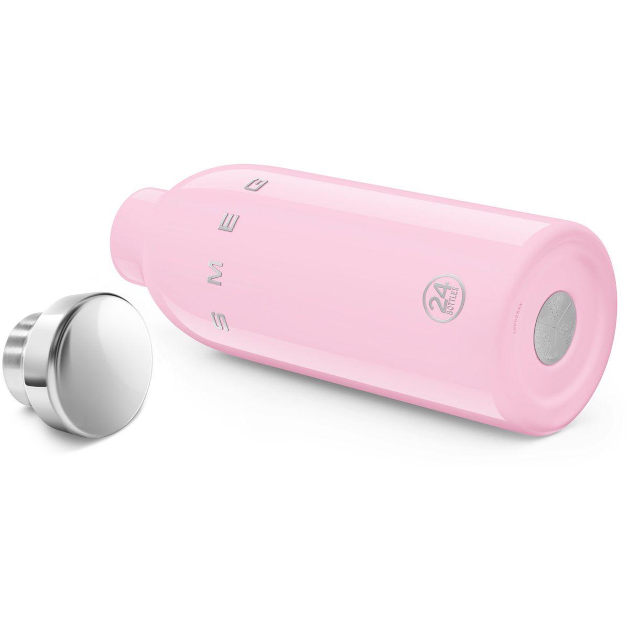 Voir la diapositive 4 : SMEG Bouteille isotherme isotherme 500ml rose cadillac