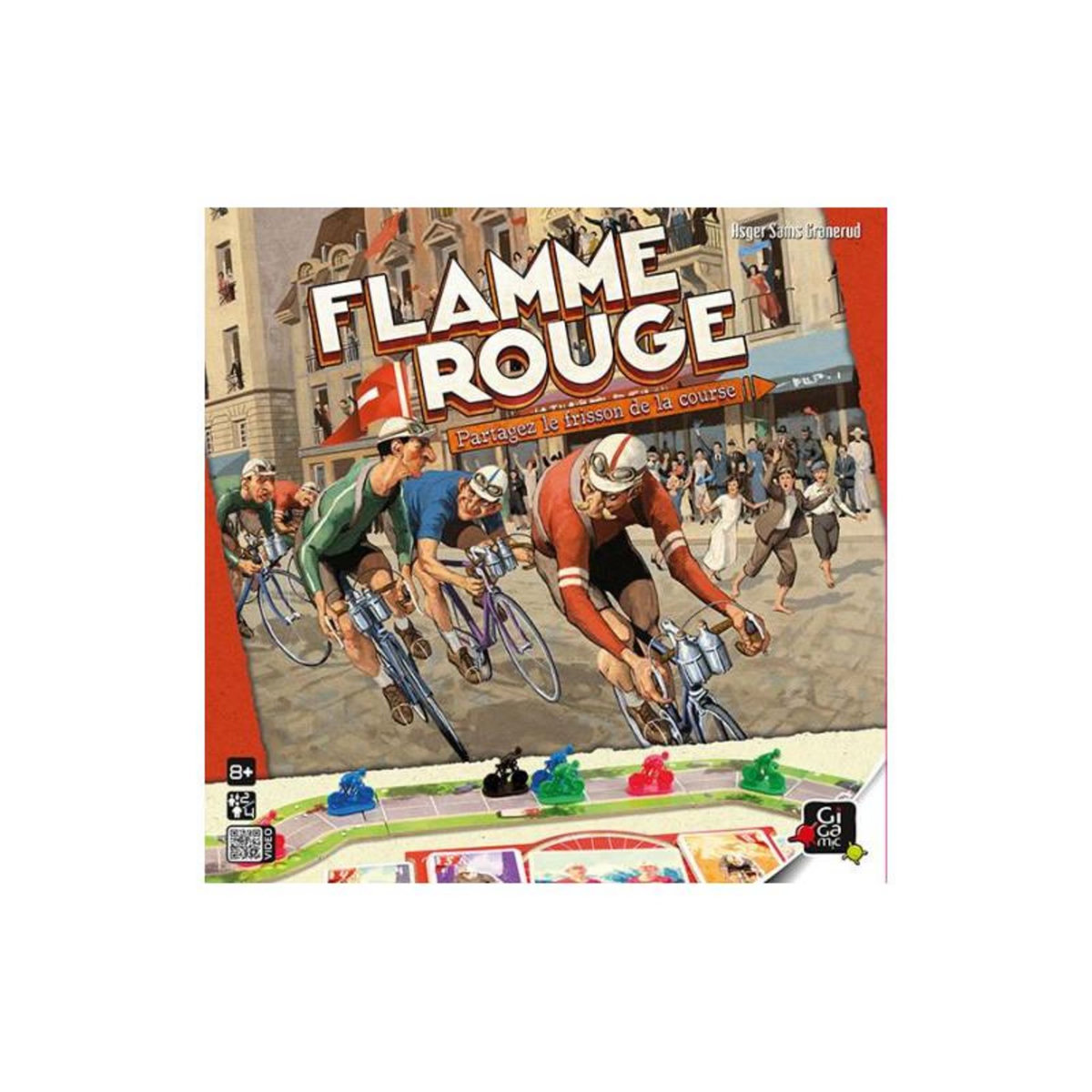 Gigamic Jeu de stratégie et de course Gigamic Flamme rouge