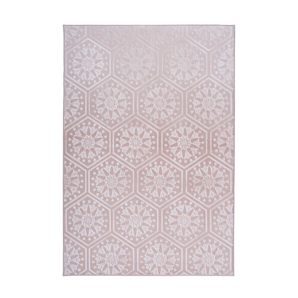 Paris Prix Tapis Moderne Fait Main  Monroe II  Rose