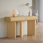 Voir la diapositive 5 : Paris Prix Console Design 2 Tiroirs  Sherazade  121cm Beige