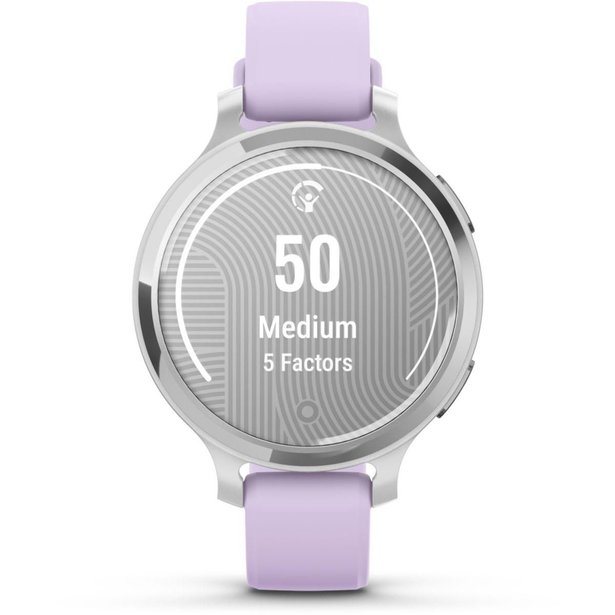 GARMIN Montre sport Lily 2 Active Silver Silicone lilas