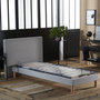 Voir la diapositive 3 : IDLITERIE lit électrique de relaxation multi lattes lisse Gris - 90 x 190 cm