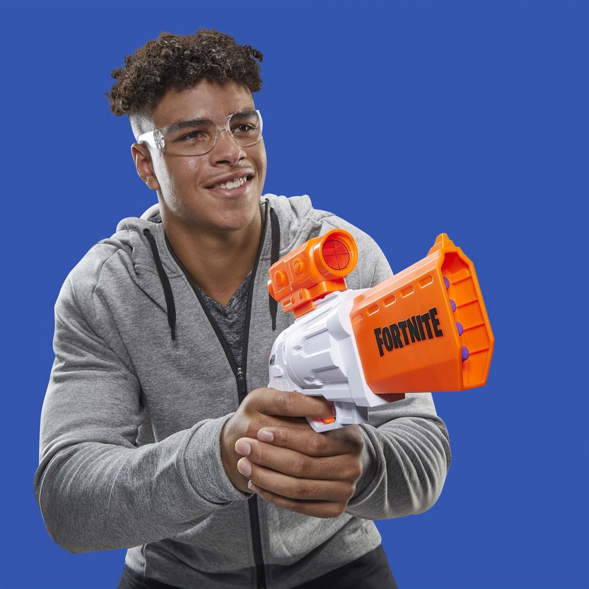 HASBRO Blaster Nerf Fortnite SR + 8 fléchettes Nerf Elite officielles