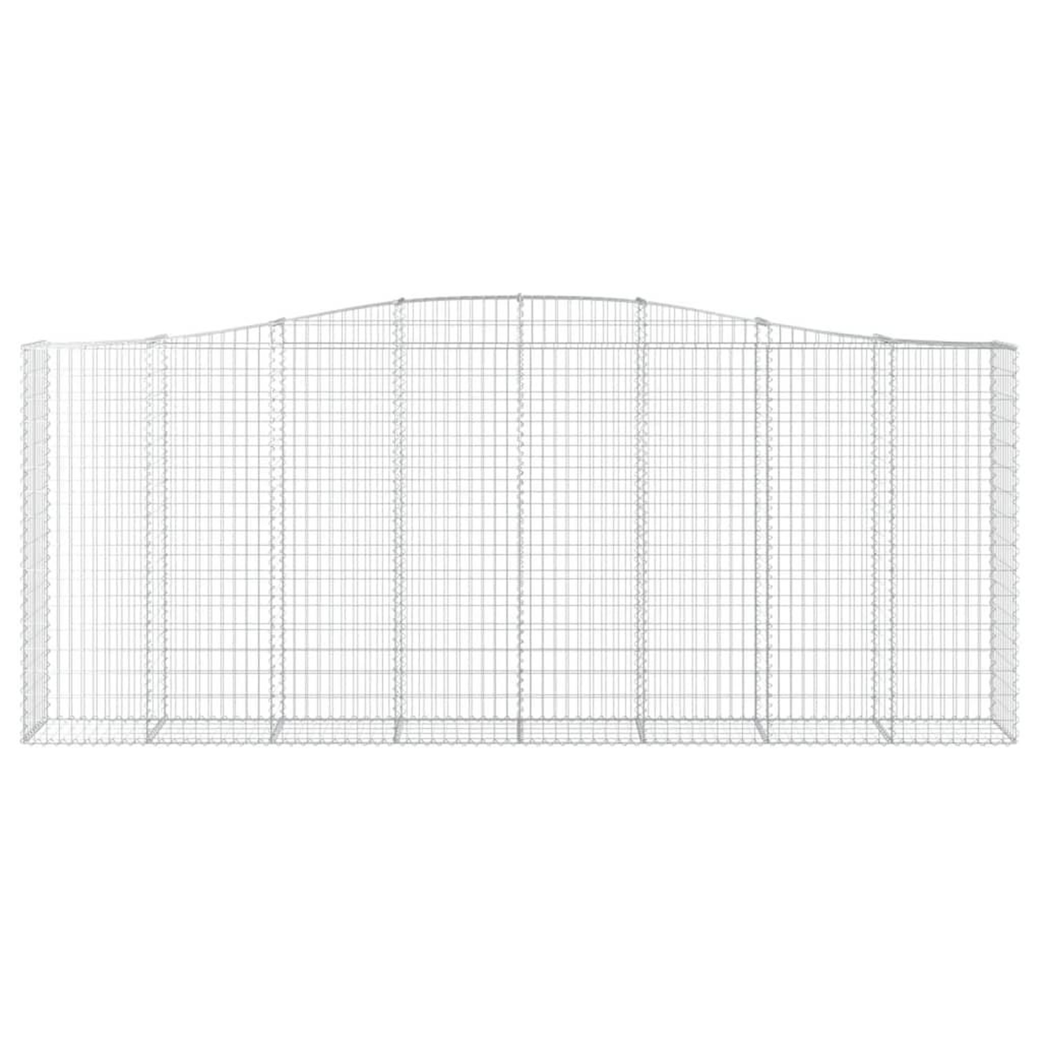Voir la diapositive 4 : VIDAXL Paniers a gabions arques 9 pcs 400x50x160/180 cm fer galvanise