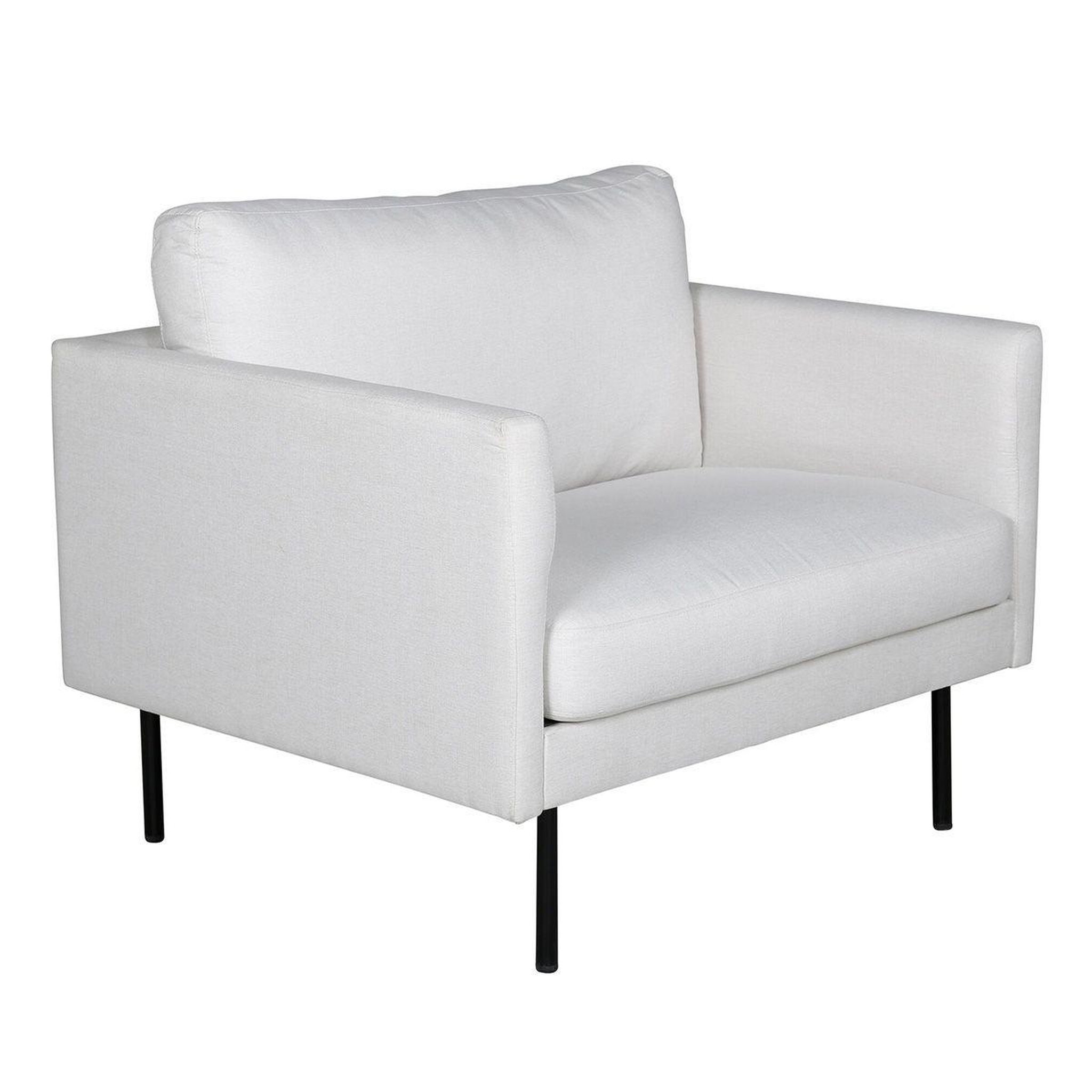 Paris Prix Fauteuil en tissu  zoom  95cm beige clair
