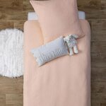 Atmosphera Kids Parure de Lit 2 Pièces  Milo  140x200 Rose