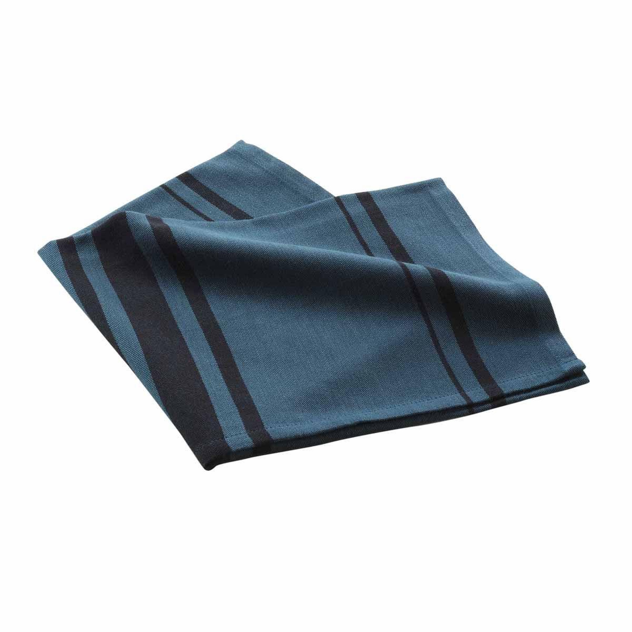 Douceur d'Intérieur Torchon en coton tissé  comptoir  50x70cm marine